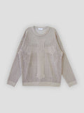 Crossover punching knit