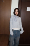 Mongle Fur Round Knit
