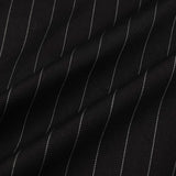 Miller cotton stripe zip-up