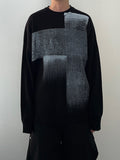 Hand Paint Crossing Over Knit