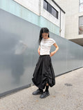 BALLOON STRING LONG SKIRT