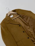 Single 3 button wool overfit coat jacket