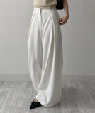 Kalin pleated wide slacks