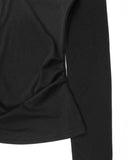 TIE OFF SHOULDER LONGSLEEVE