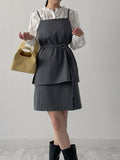 Frill Round Blouse
