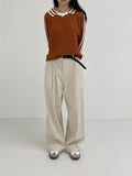 Waffle Collar Overfit Knit
