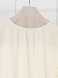 Ribbon Button Long One Piece