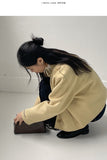 [handmade] Lovin Collar Wool Handmade Short Jacket