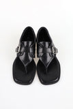 Biker Buckle Flip Flop Sandals