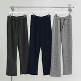 Uni Ribbed Knit Setup Pants