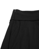 DRAPE WRAP MINI SKIRT