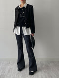 Shirring Frill Loose Fit Shirt