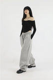 Yuje shirring crop off-shoulder tee