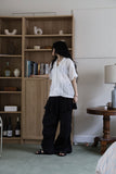 Wave Frill Shirt Blouse