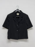 [summer/Wrinkle Free] Brulee Two Burton Short Jacket