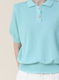 Woody Collar Linen Knit