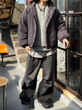 Dark Washed Track Denim