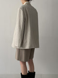 Vivi loose fit half tweed jacket