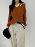 Waffle Collar Overfit Knit