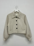 [handmade] Shael Wool Balloon Crop Short Jacket