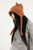 Knit cat hood beanie