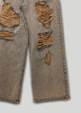 Western Vintage Damage Denim