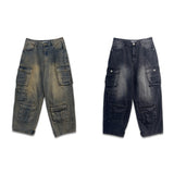 Unique Cargo Wide Denim
