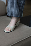 Summer Simple Wedge Mule