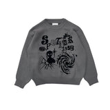 Zero Graffiti Jacquard Knit