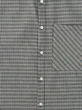 Kosi Seersucker Crop Short Sleeve Shirt