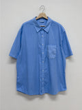 Pigment Nylon Overfit Short Sleeve Shirt