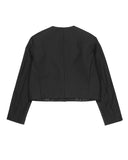 COLLARLESS CURVE JACKET