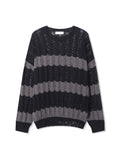 Summer Openwork Stripe Knit