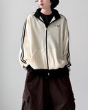 Taze Waffle Track Zip-up