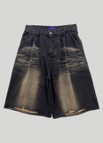 Vintage Washing Bermuda Denim