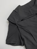 Cord Half-Hole Bijo Short Sleeve Jacket