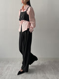 Newpopo Strap Wide Slacks