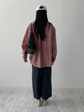 Nylon H-line Long Skirt