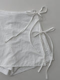 Slo Nylon Wrap Culottes Pants
