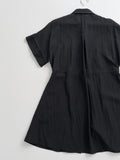 Friends Pintuck A-line Mini One Piece