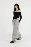 Yuje shirring crop off-shoulder tee