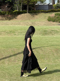 DOUBLE LAYERED MESH SKIRT