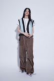 glossy tech pants