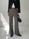 Beryl Wrap Skirt Boot Cut Slacks