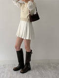 Delu Round Half Knit