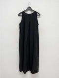 Backhaul Linen Sleeveless Flare One Piece