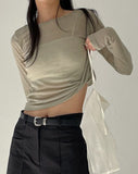 Tico See-Through Layered T-Shirt