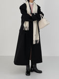 Lehman Wool Pleated Long Skirt