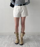 Slub Cotton Shorts