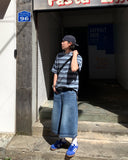 [Plan] Cutting Brush Washing Bermuda Denim